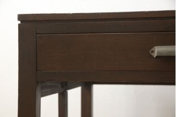 片袖デスクの見た目を変えずに綺麗にリペア!現状をベースに1トーン程落ち着いた色味に着色。(ワークデスク、机、在宅ワーク、在宅用)