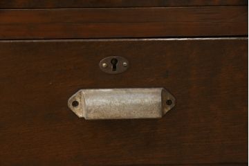 片袖デスクの見た目を変えずに綺麗にリペア!現状をベースに1トーン程落ち着いた色味に着色。(ワークデスク、机、在宅ワーク、在宅用)