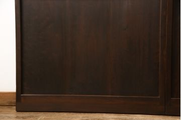 障子帯戸をリペア&カスタム!高さをリサイズし、既存の障子をプラスチック障子紙に張り替え。現状のお品物に合わせて1トーン程落ち着いた色に着色。(板戸、引き戸)