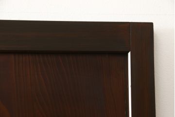 格子帯戸4枚をリペア&カスタム!葵戸引手を取り付け、色味は当店商品を参考に着色。(板戸、引き戸、建具)