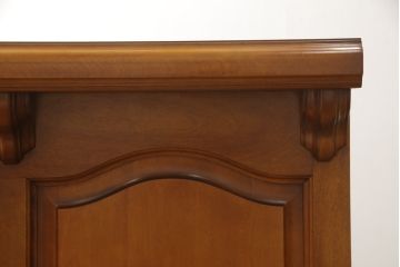 コーナーカウンターをリペア&カスタム!開き扉を新たに製作し、色味は既存の色に合わせた着色。(収納棚、カウンターテーブル)