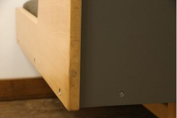 ソファベッドの見た目を変えずに綺麗にリペア!(ソファベッド、3人掛けソファ、ヴィンテージ)