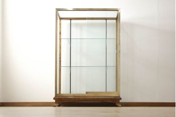 ガラスケースをリペア&カスタム!棚板、棚受けを新規製作。(ショーケース、陳列棚、飾り棚、店舗什器)