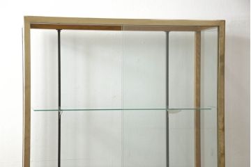 ガラスケースをリペア&カスタム!棚板、棚受けを新規製作。(ショーケース、陳列棚、飾り棚、店舗什器)