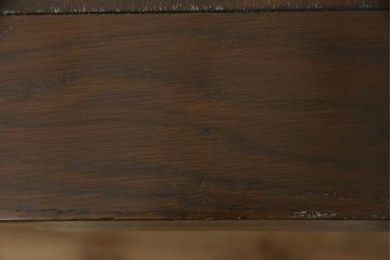 ドローリーフテーブルをリペア&カスタム!ご要望の高さに脚をカットし、補修箇所・本体は現状の色味を活かし統一して着色。(ダイニングテーブル、食卓、エクステンションテーブル、拡張式テーブル)