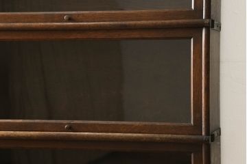 スタッキングブックケースをリペア&カスタム!3段から4段の造りに。色味は本体の色味に合わせ着色。(本箱、収納棚、戸棚、飾り棚)