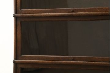 スタッキングブックケースをリペア&カスタム!3段から4段の造りに。色味は本体の色味に合わせ着色。(本箱、収納棚、戸棚、飾り棚)