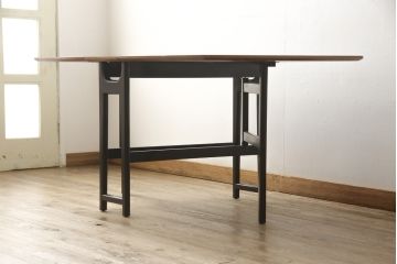 バタフライテーブルをリペア&カスタム!希望に合わせて脚をカット。(拡張式テーブル、ダイニングテーブル、ヴィンテージ)