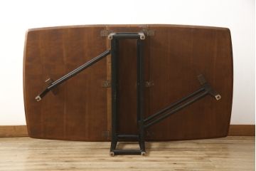 バタフライテーブルをリペア&カスタム!希望に合わせて脚をカット。(拡張式テーブル、ダイニングテーブル、ヴィンテージ)