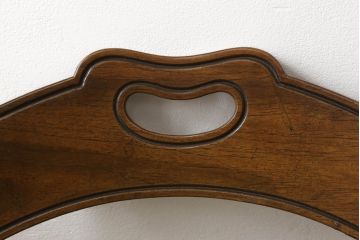 ダイニングチェア4脚をリペア&カスタム!ウレタンスポンジを交換し、希望の生地で座面を張替え。本体は元の木色をベースにキズをなじませて仕上げ。(サイドチェア、椅子、イス)