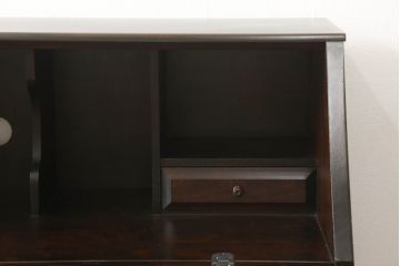 ライティングビューローをリペア&カスタム!指定箇所に配線用の穴開け加工。(机、在宅ワーク、在宅用、引き出し、ワークデスク)