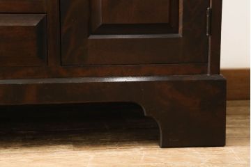 ライティングビューローをリペア&カスタム!指定箇所に配線用の穴開け加工。(机、在宅ワーク、在宅用、引き出し、ワークデスク)
