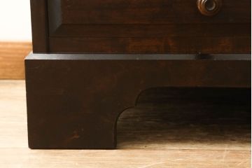 ライティングビューローをリペア&カスタム!指定箇所に配線用の穴開け加工。(机、在宅ワーク、在宅用、引き出し、ワークデスク)