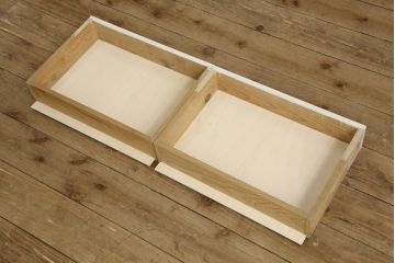 ケビントガラスケースをリペア&カスタム!鍵を当店にて選定し、錠と鍵を使用できるように加工。(飾り棚、収納棚、戸棚、キャビネット、陳列棚)
