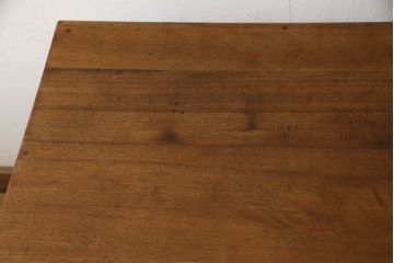 片袖机の見た目を変えずに綺麗にリペア!現状をベースにして1トーン程落ち着いた色味に着色。(デスク、在宅用、在宅ワーク)