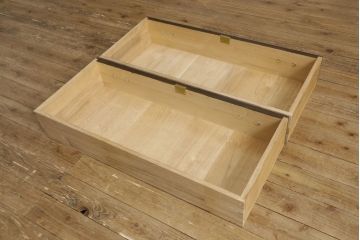春日部桐箪笥をリペア&カスタム!内部は着色せず、本体外側はチェスナット系に着色。(桐たんす、和タンス、着物箪笥、衣装箪笥、引き出し、チェスト、並厚)