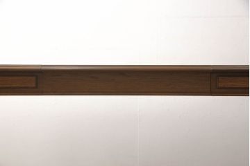 ダイニングテーブルをリペア&カスタム!延長天板を製作。合わせてガラス天板も用意。本体は現状の色味を活かして仕上げ。(4人掛け、6人掛け)