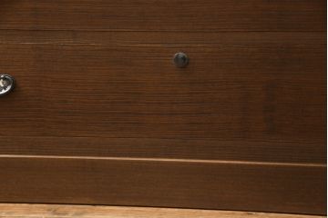 総桐箪笥ローチェストをリペア&カスタム!ヒノキ天板を取り付け、色味はオーク色に着色。(総桐たんす、和タンス、衣装箪笥、サイドチェスト、引き出し)