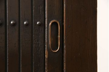 水屋箪笥のサイドボードをリペア&カスタム!天板上部のズレ止めは平らになるよう修正。現状のお品物に合わせて着色。(キャビネット、収納棚、食器棚、収納箪笥)