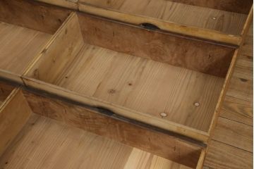 明治時代の収納箪笥の見た目を変えずに奇麗にリペア!現状をベースに着色。(時代箪笥、整理タンス、収納たんす、引き出し、ローチェスト、ローボード)