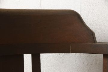 回転椅子をリペア&カスタム!ご希望の生地で座面部分を張り替え。既存の色に合わせた着色。ウレタン塗装で仕上げ。(ドクターチェア、デスクチェア、回転イス、アームチェア)