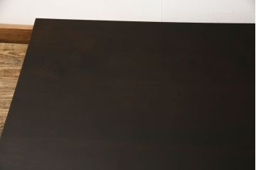 北海道民芸家具の折り畳み式テーブルを見た目を変えずに奇麗にリペア!天板の塗装を剥離して輪ジミのできにくい塗料で再塗装。(ローテーブル、ちゃぶ台、文机、センターテーブル、折り畳み)