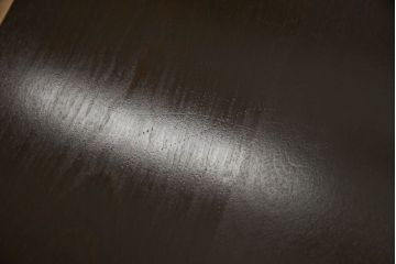 北海道民芸家具の折り畳み式テーブルを見た目を変えずに奇麗にリペア!天板の塗装を剥離して輪ジミのできにくい塗料で再塗装。(ローテーブル、ちゃぶ台、文机、センターテーブル、折り畳み)