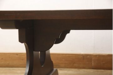 松本民芸家具の折り畳み式テーブルを変えずに奇麗にリペア!天板の塗装を剥離して輪ジミのできにくい塗料で再塗装。(ローテーブル、ちゃぶ台、文机、センターテーブル、折り畳み)