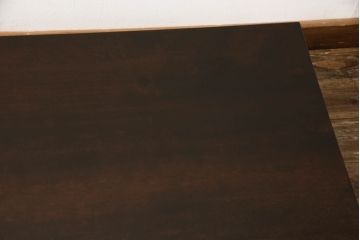 松本民芸家具の折り畳み式テーブルを変えずに奇麗にリペア!天板の塗装を剥離して輪ジミのできにくい塗料で再塗装。(ローテーブル、ちゃぶ台、文机、センターテーブル、折り畳み)
