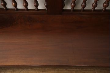 松本民芸家具のスピンドルバックベンチの見た目を変えずに綺麗にリペア!(長椅子、木製ベンチ)
