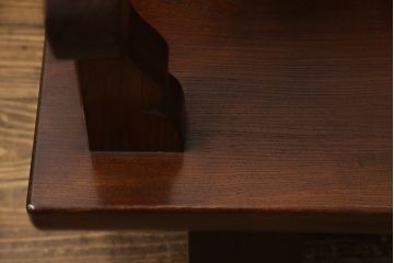 松本民芸家具のスピンドルバックベンチの見た目を変えずに綺麗にリペア!(長椅子、木製ベンチ)