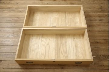 加茂総桐箪笥の見た目を変えずに綺麗にリペア!本来の美しさを活かした木地色仕上げ。(胴丸、総桐たんす、洋服タンス、ワードローブ、桐タンス)