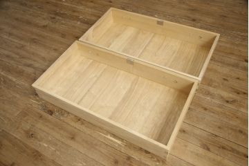 加茂総桐箪笥の見た目を変えずに綺麗にリペア!本来の美しさを活かした木地色仕上げ。(胴丸、総桐たんす、洋服タンス、ワードローブ、桐タンス)