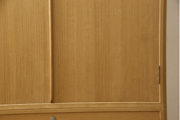 加茂総桐箪笥の見た目を変えずに綺麗にリペア!本来の美しさを活かした木地色仕上げ。(胴丸、総桐たんす、洋服タンス、ワードローブ、桐タンス)