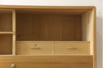 総桐箪笥の見た目を変えずに綺麗にリペア!本来の美しさを活かした木地色仕上げ。(衣装箪笥、整理タンス、引き出し、チェスト、桐たんす、胴厚、四方丸)