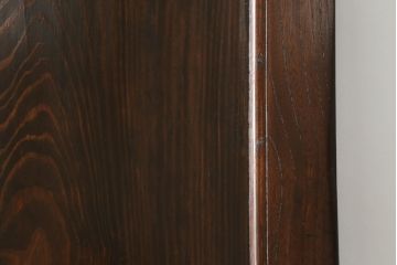 蔵戸をリペア&カスタム!リサイズし、引手・鍵・吊り金具を取り付け。ご希望の色味に着色仕上げ。(引き戸、玄関戸)