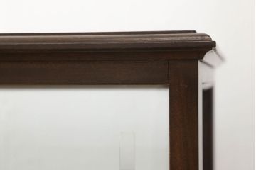 木製ガラスケースの見た目を変えずに綺麗にリペア!(ショーケース、サイドキャビネット、陳列棚、飾り棚、収納棚、店舗什器)