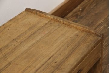 大正昭和初期の文机の見た目を変えずに綺麗にリペア!蜜?ワックス仕上げ。(ローテーブル、座机、作業台、ワークデスク、在宅用、在宅ワーク用)
