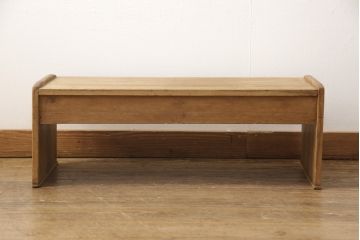大正昭和初期の文机の見た目を変えずに綺麗にリペア!蜜?ワックス仕上げ。(ローテーブル、座机、作業台、ワークデスク、在宅用、在宅ワーク用)