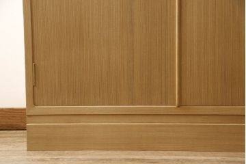 加茂総桐箪笥の見た目を変えずに綺麗にリペア!本来の美しさを活かした木地色仕上げ。(板盆付き、胴厚、桐たんす、洋服タンス、着物箪笥、和タンス)