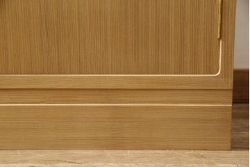 加茂総桐箪笥の見た目を変えずに綺麗にリペア!本来の美しさを活かした木地色仕上げ。(板盆付き、胴厚、桐たんす、洋服タンス、着物箪笥、和タンス)