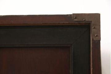 明治大正期の箪笥の見た目を変えずに綺麗にリペア!傷や剥げた部分のみ着色し修復。(和箪笥、収納タンス、ローボード、ローチェスト、テレビボード、テレビ台、引き出し、リビングボード)