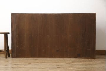 明治大正期の箪笥の見た目を変えずに綺麗にリペア!傷や剥げた部分のみ着色し修復。(和箪笥、収納タンス、ローボード、ローチェスト、テレビボード、テレビ台、引き出し、リビングボード)