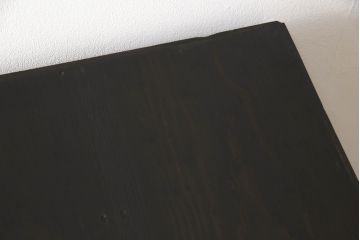 収納棚をリペア&カスタム!高品質リペアを施し、元の木目を活かしつつ濃い茶色で着色仕上げ。(戸棚、食器棚、カップボード、キャビネット、引き出し)