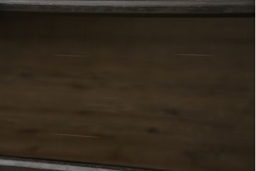 サイドボードをリペア&カスタム!高品質リペアを施し、脚と畳摺りを新たに取り付け。現状の木目を活かした着色仕上げ。(収納棚、戸棚、サイドキャビネット、飾り棚)