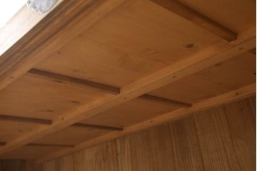 総桐箪笥をリペア&カスタム!天板と底板を補強。全体を自然な木地色仕上げ。(戸棚、収納棚、サイドボード、桐箪笥、桐たんす、ローボード)