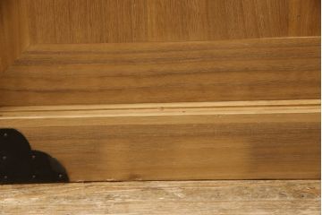 総桐箪笥をリペア&カスタム!天板と底板を補強。全体を自然な木地色仕上げ。(戸棚、収納棚、サイドボード、桐箪笥、桐たんす、ローボード)