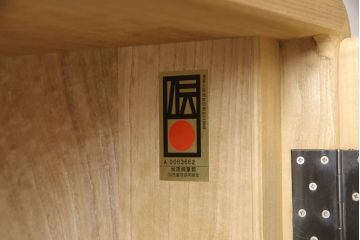 加茂総桐箪笥の見た目を変えずに綺麗にリペア!本来の美しさを活かした木地色仕上げ。(桐たんす、着物箪笥、引き出し、衣装タンス、和箪笥)