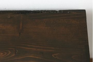 昭和初期の飾り棚をリペア&カスタム!A4サイズに合わせて棚板を調整。1トーン濃い色味に着色仕上げ。(オープンラック、本棚、書棚、陳列棚、収納棚、サイドボード、サイドキャビネット、店舗什器)