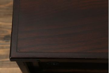 志太民芸家具のローボードをリペア&カスタム!元の色味を活かしつつ1トーン落ち着いた色に着色仕上げ。(サイドボード、和箪笥、収納箪笥、整理タンス、テレビ台、テレビボード、引き出し)
